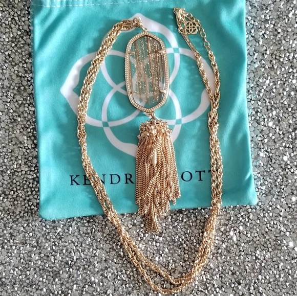 Kendra Scott Gold Dusted Necklace - Picture 4 of 5